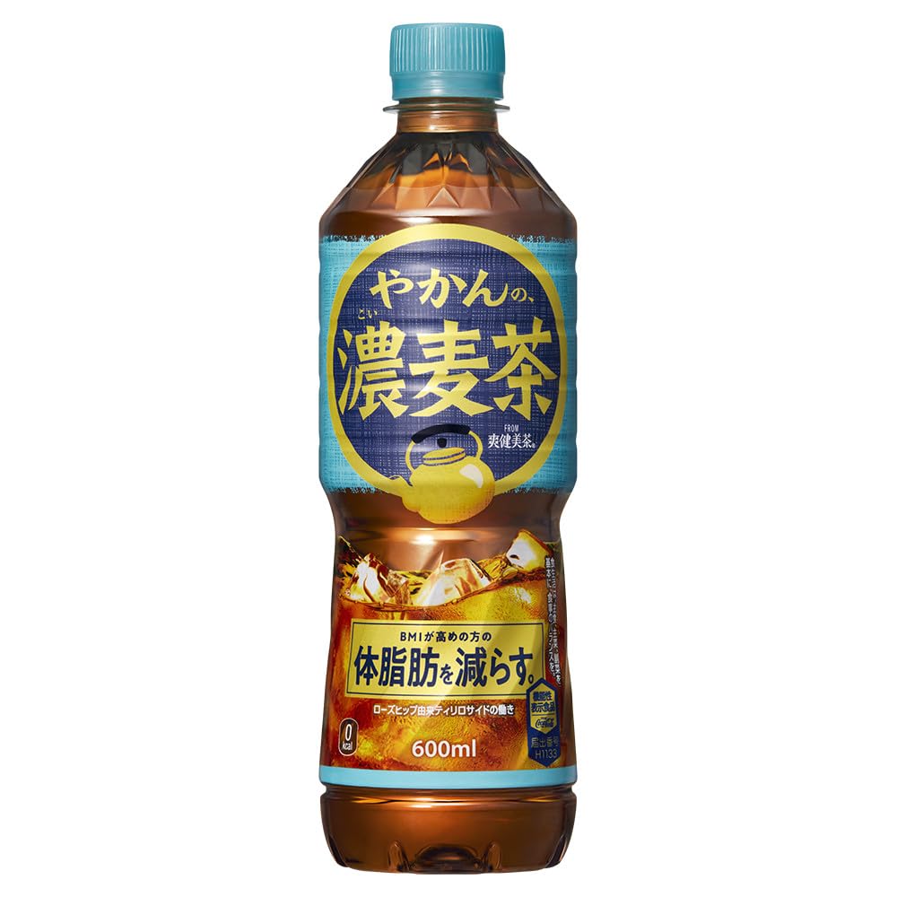 コカ・コーラ やかんの濃麦茶 from 爽健美茶 600mlPET ×24本商品画像