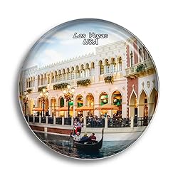 Fridge Magnet America USA Venetian Las Vegas Glass