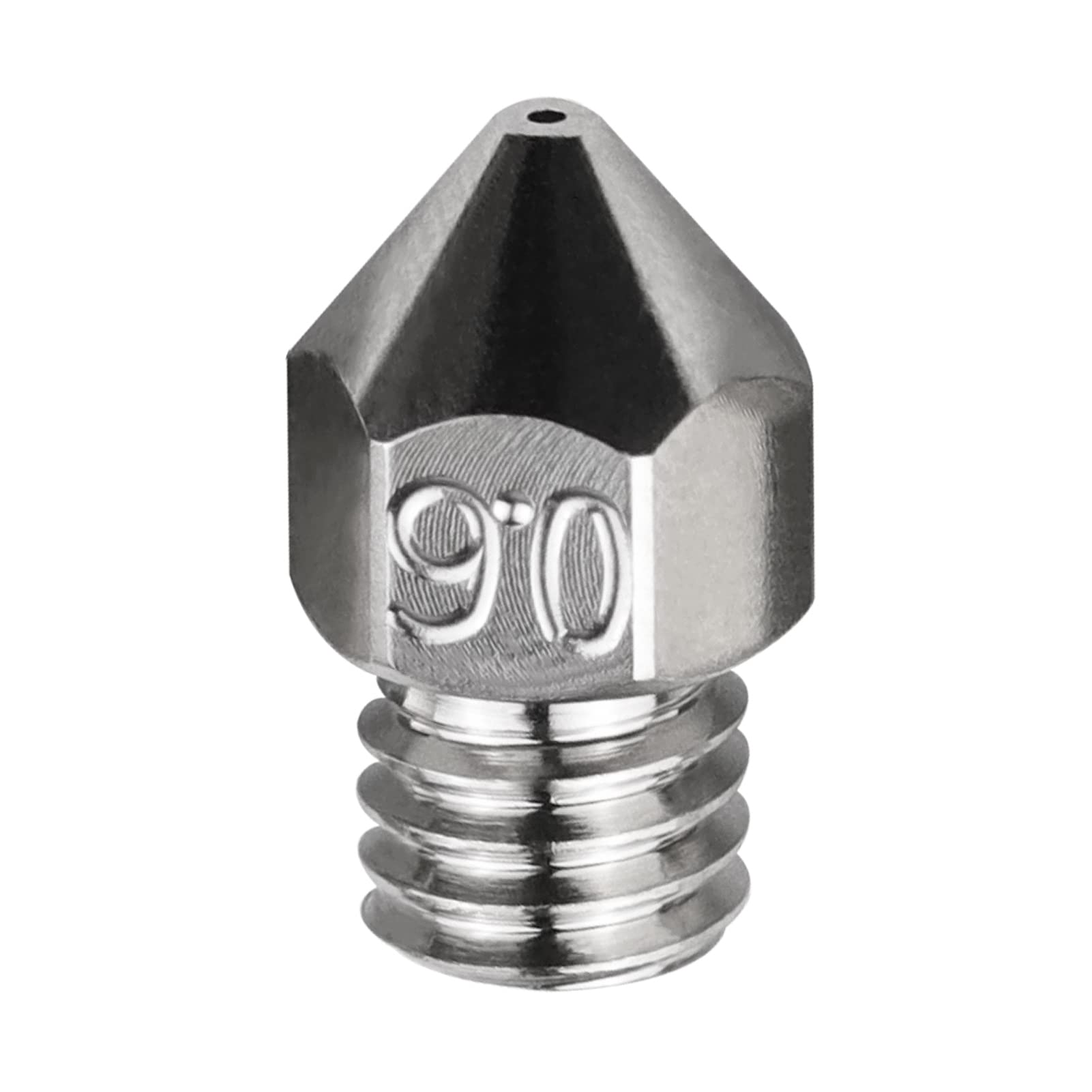 POLISI3D High Temperature Sharp MK8 Plated Copper Nozzle 0.6mm Durable Non-Stick for Ender 3 Pro Ender 5 Pro CR10 CR-10 S4 S5 Anet A8 CraftBot 3D Printer (0.6mm)