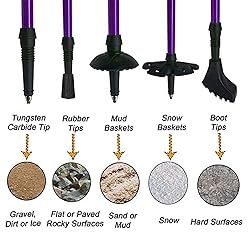Aihoye Hiking Trekking Poles, 2 Pack