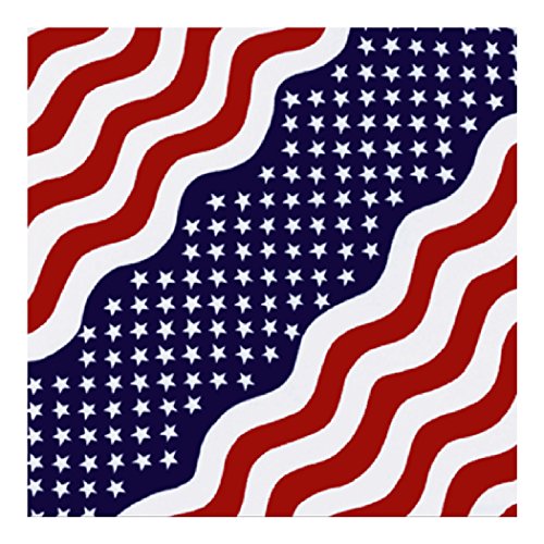 Waving US Flag Bandana - Single Piece