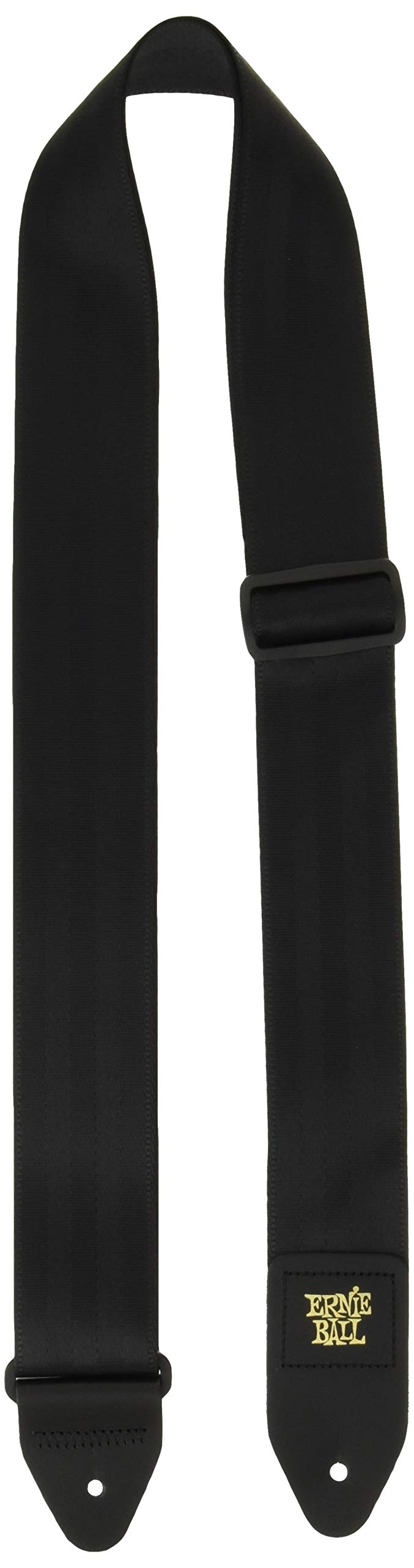 Ernie Ball 2 Inch Seatbelt Webbing Strap - Black — image 1