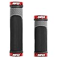 SENQI Bike Grips Lightweight Bicycle Grips 130mm &130mm,130mm &90mm, 90mm &90mm Fit 22.2mm Handlebar Anti-Slip Grips Suitable for Multi-Speed Bicycles Mountain Bikes BMX Bikes