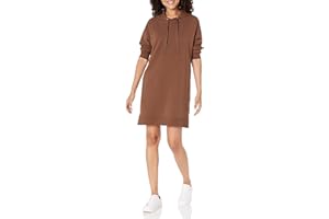 The Drop Women's Iona Long-Sleeve Hooded Mini Sweatshirt Dress