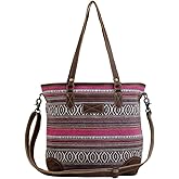 Myra Bag Exuberant Spirit Shoulder Bag Upcycled Cotton & Leather S-2816