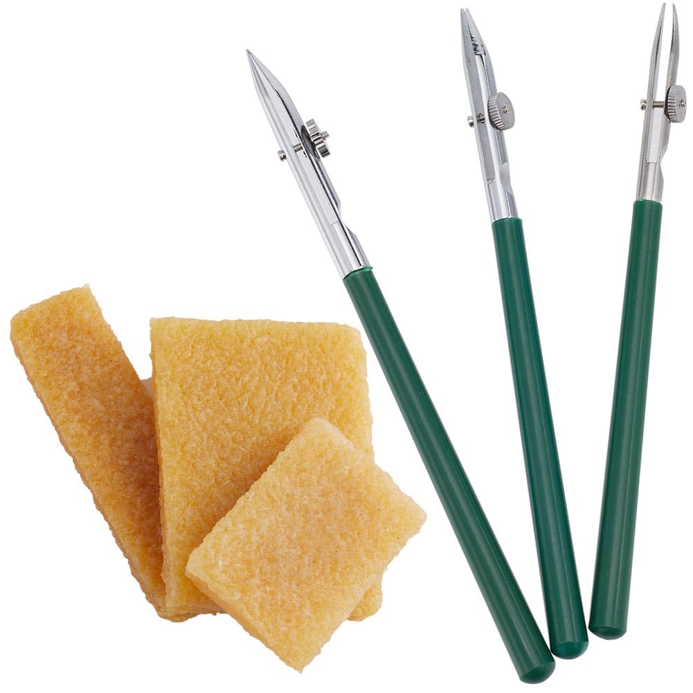 GORGECRAFT 6PCS Art Ruling Pens Ink Drawing Fine Line Art Pen Adjustable Masking Fluid Pen Rubber Eraser Tool Straight Watercolor Frisked Painting for Applying Masking Work Art Artists