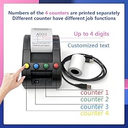 Take a Number Printer Ticket Thermal Printer Ticket