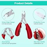 URAQT Toenail Clippers Thick Nail Cutter Heavy Duty Stainless Steel view 5