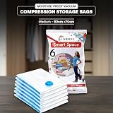 1ABOVE Vacuum Storage Bags Pack 6 Medium 50x70CM Double Zip Valve view 5
