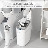 ELPHECO Automatic Trash Can 2.5 Gallon Slim Sensor Bathroom Bin 9L IPX5 view 5