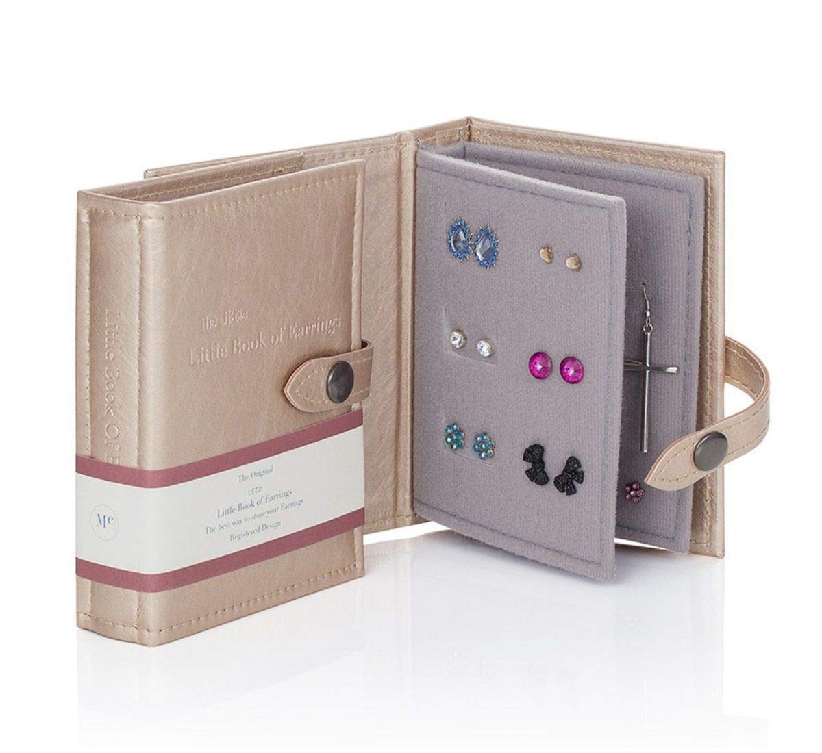 Small Size GOLD - Little Little Book of Earrings - A Small Book for Keeping Your Earrings Safe!