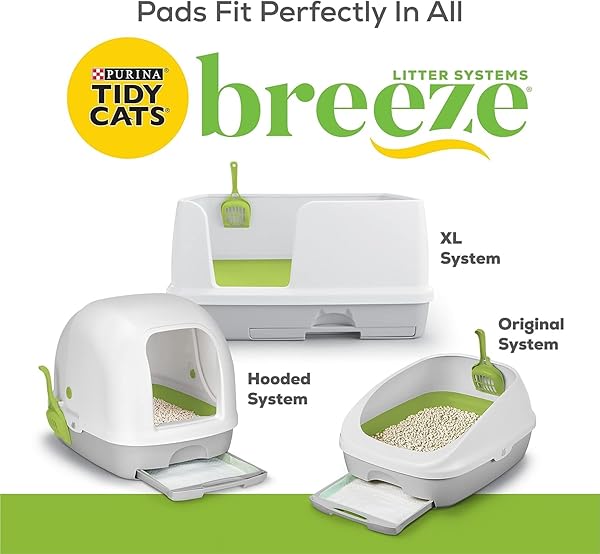 TIDY CATS PURINA BREEZE CAT PADS REFILL PACK – 10-COUNT POUCHES