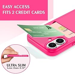 Petocase for iPhone 16 Plus Wallet Case Card Holder