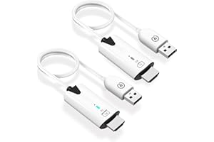 LOTORASIA Wireless HDMI Transmitter and Receiver,Portable 1080P HDMI Extender 164FT/50M Range, Plug&Play, for Laptops, TV Box, PS4/5, Cameras to Project to TV/Projector/Monitor/Video Audio Transmission