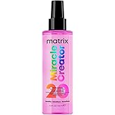 Matrix Miracle Creator Leave-In Conditioner Spray - Heat Protectant, Anti-Frizz, Moisturizing & Detangling, For Damaged Hair, Sulfate Free