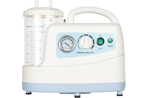 BGYUHWQ 110V Portable Electric Veterinary Suction Machine, 1000ML Quiet Vacuum Pump Device for Home Care