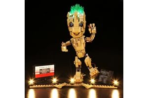 VONADO LED Light Kit for Lego Marvel I am Groot 76217, DIY Lighting Compatible with Groot Lego 76217 (NO Lego Model), Creative Decor Lights for Lego Building Toy Set (ONLY Lights)
