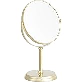 �鶹�� Basics Vanity Mirror - 1X/5X Magnification, Gold