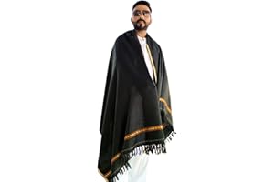 SHOPUKASA Men’s Shawl Winter Mens Scarf Keffiyeh Shemagh Cashmere Feel Scarves – Warm, Soft, Fashion Scarf for Men Gifts