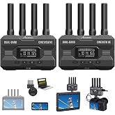 Accsoon CineView HE Wireless Video Transmitte&amp;Receiver, 2.4+5Ghz, UVC Out for Live Streaming 1080p60 0.06s Latency 1200ft Range up to 4 Devices Monitoring, Compatible with CineView M7 Pro/2 SDI/SE