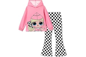 L.O.L. Surprise! Girls Clothes Hoodie and Pant Long Sleeve Sweatshirt Leggings Girls Outfits Sets 2Pcs