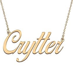 HUAN XUN Customized Custom Simple Any Name Necklace
