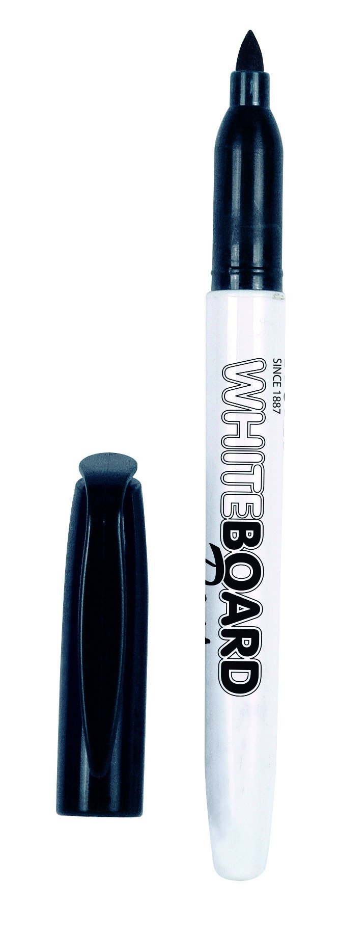 Helix Whiteboard Dry Wipe Marker Pens X200 (Black)