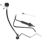 maXpeedingrods Clutch Master Slave Cylinder for Ford Super Duty 1999-2004 | for F250 F350 F450 F550, 6.0L 7.3L, Pre-Filled Clutch Master and Slave Cylinder Line Assembly Direct Replace CC649021 PS0722