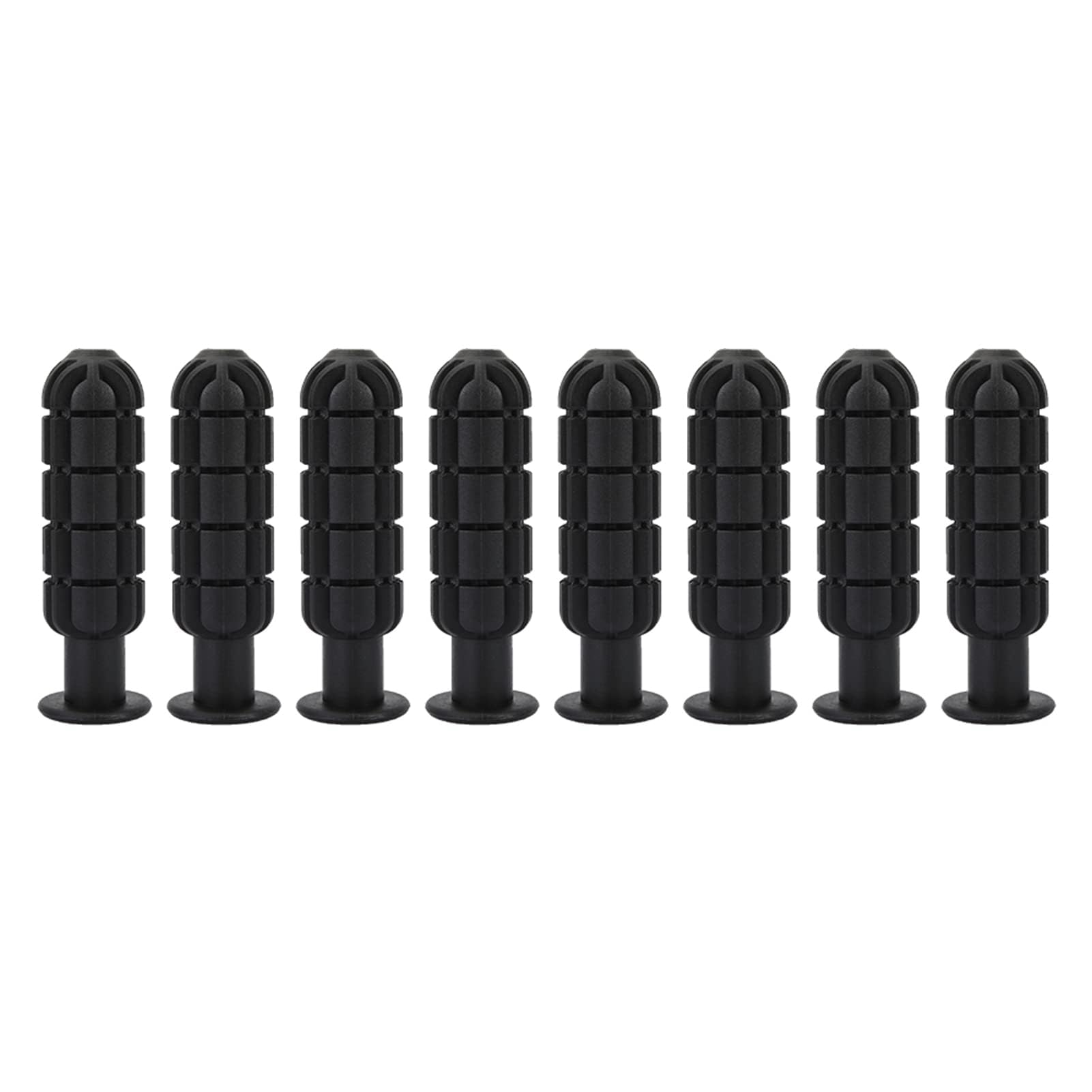 Alomejor 8pcs Table Football Plastic Handles Table Football Grip Part Replacements for Standard Foosball Tables