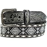 Nocona Men's Beaded Cross Belt