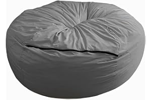 EKWQ Bean Bag,Big Huge Giant Bean Bag Chair for Adults, (No Filler) Bean Bag Chair for Adults Kids Comfy Fluffy Giant Round Beanbag Lazy Sofa Cover- Machine Washable Covers, Double Stitched Seams