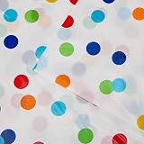 Unique Rainbow Polka Dots Rectangular Table Cover 137x213 cm view 6