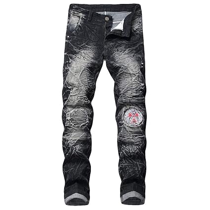 Herren Capri Jeans GreatestPAK Mode Persönlichkeit im Used-Look Hosen