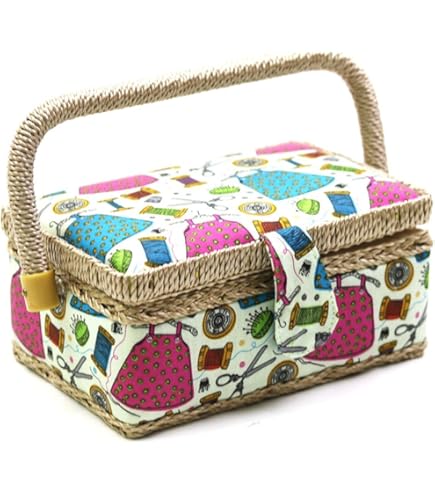 Amazon.com: Dritz Small Sewing Supplies Filled Embroidery Basket