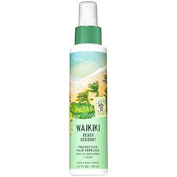 Bath And Body Works Waikiki Beach Coconut Protective Hair Perfume 49 Fluid Ounce