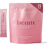 Beam Glow, Hormone Balance for Women, Cortisol Support for Women, Thyroid Support Powder with Selenium, Bromelain and Chasteberry, PMS Relief, Hair Skin & Nails, Health and Wellness Gift, 15 Servings