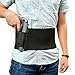AGPTEK Adjustable Tactical Elastic Belly Band Waist Pistol Gun Holster 2 Magazine Pouches - Abdominal Band Pistol Holster (Black)