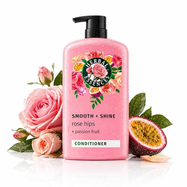 HERBAL ESSENCES CONDITIONER, ROSE HIPS + PASSIONFRUIT –...