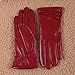 Warmen Women's Touchscreen Texting Driving Winter Warm Nappa Leather Gloves - 7.5 (US Standard size) - Burgundy (Touchscreen Function/cashmere Lining)
