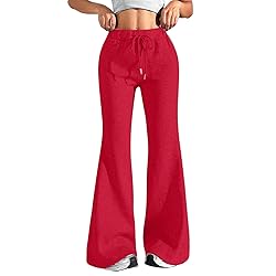 Flared Sweatpants Woman,Womens Wide Leg