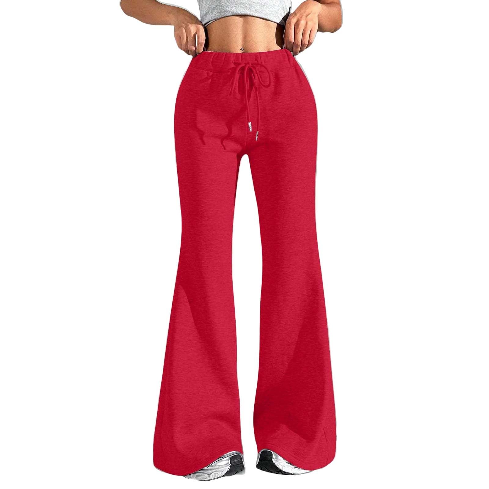 Flared Sweatpants Woman,Womens Wide Leg