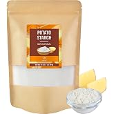 Soeos Potato Starch, 16 oz(1lb) 454g, Gluten Free, Resealable Bag | Corn Starch, Thickener for Baking, Frying &amp; Sauces, Crisp Texture and Tempura