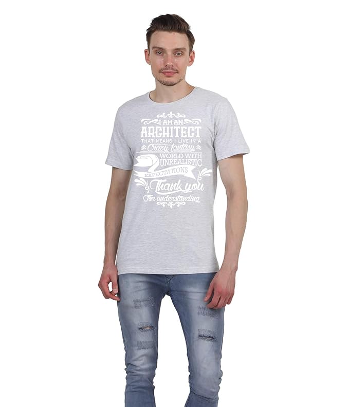 Buy Ruffty-Architect Shirt.I am an Architect T-Shirt- Men's Cotton T Shirt at Amazon.in