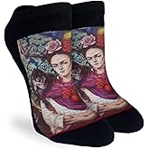 Good Luck Sock Women's Ode To Frida Kahlo Ankle Socks, Adult
