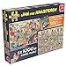 Jumbo Jan Van Haasteren New Year Party & Santa's Factory Jigsaw Puzzle (2x1000 Piece)