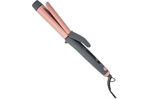 Hairitage Curl Envy Hair Curling Iron 1 1/4 Inch - Ceramic Tourmaline Curling Iron 1.25' Barrel - Silky Smooth + Bouncy Curls - 4 Digital Heat Settings up to 450 Degrees - Auto Shut-Off