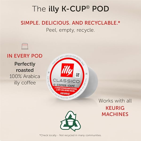 ILLY COFFEE, EXTRA DARK ROAST, K-CUP FOR KEURIG