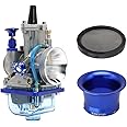 PWK 28MM 4T Carburetor with Air Filter Fit for Universal Motorcycle 75cc to 125cc Pit Dirt Bike ATV Predator 212cc GY6 Motocross Enduro Off Road Quad Scooter Power Jet Carb