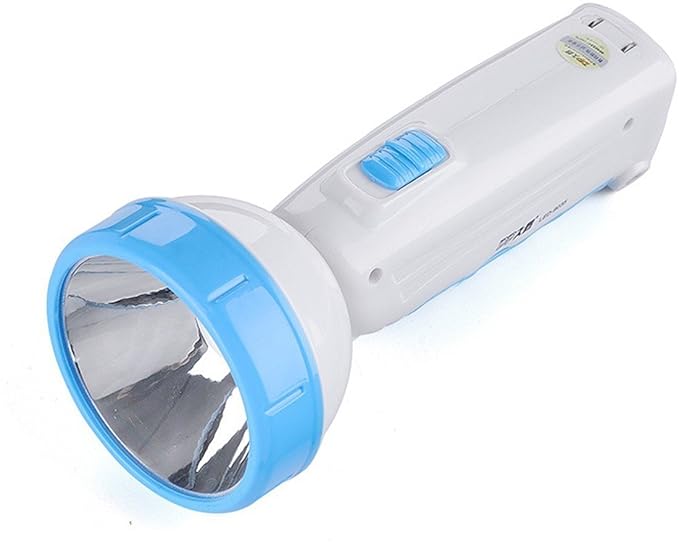 DP 1-Watt Rechargeable LED Torch (Multicolor)