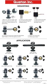 Quarton QLM-1125 Laser Module Mount Holder 6mm-12.5mm Two Axis Adjust view 9